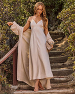 Oriana Satin Maxi Dress