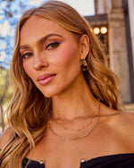 Willa Tortoise Shell Hoop Earrings