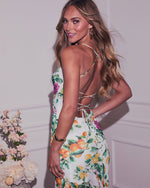 Garden Muse Chiffon Maxi Dress