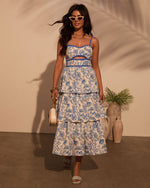 Serenity Floral Cutout Maxi Dress