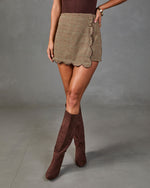 Macani Plaid Mini Skort