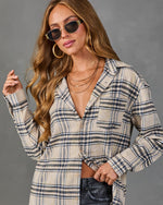 Fall Unveiling Plaid Button Down Top