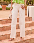 Pearl % VICI Icon Super Stretch High Rise Straight Color Jeans-1