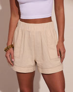 Chic Atelier Linen High Rise Shorts