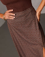 Dusk Loom Printed Maxi Skirt