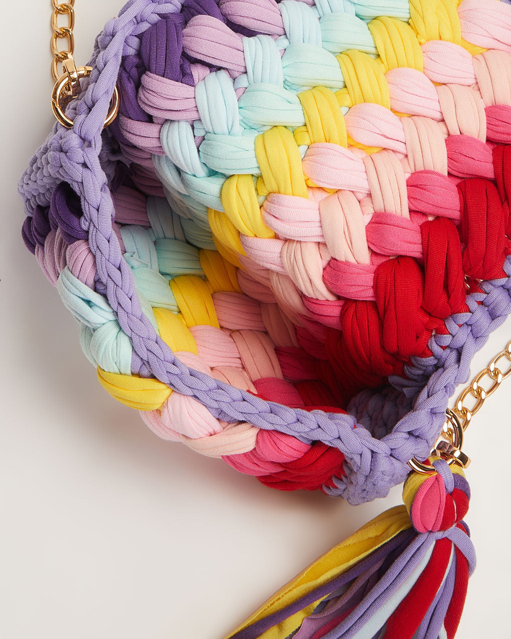 Missoni Violet Ombre Sunglasses with Tangerine Case Resort Only Braided Top Handle Bag – VICI main image 4