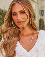 Jett Layered Disc Necklace