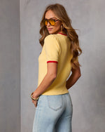 Sweetly Picked Intarsia Knit Cherry Sweater