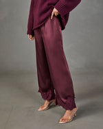 Danika Satin Lace Trim Pants