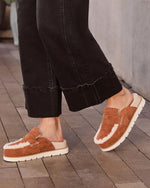 Caramel % Biba Sherpa Lined Clog Mules-4