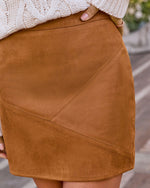 Fall in You Faux Suede Mini Skirt