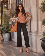 Painters Garden Multi Color Open Front Cardigan