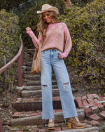 Winter Charm Knit Fair Isle Sweater