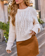 Sunday Orchard Cable Knit Sweater