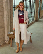 Cosmos Abstract Fair Isle Sweater