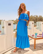 Harbor Romance Tiered Strapless Top