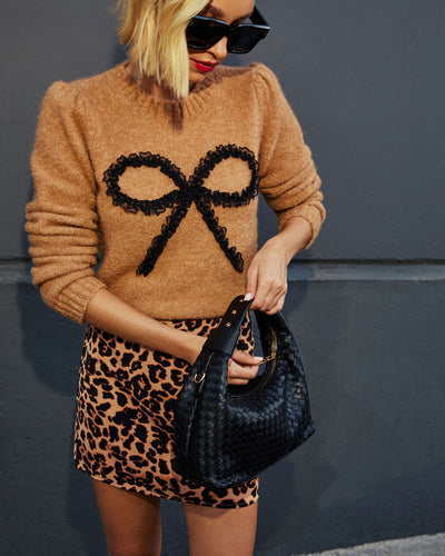 Only Yours Lace Bow Pullover Sweater – VICI