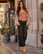 Vintage Mousse % Savine Embroidered Floral Tank-2