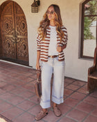 Stevenson Stretch Mid Rise Wide Leg Cropped Denim