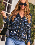 Black % Tracey Large Structured Top Handle Bag-4