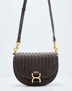 Brown % Annalyn Woven Crossbody Bag-2