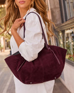 Nicolette Faux Suede Tote Bag