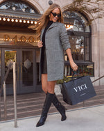 Tayshia Pocketed Herringbone Coat 2.0