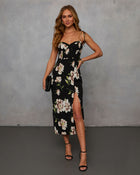 Avery Floral Midi Dress