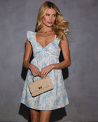 Gracie Floral Baby Doll Mini Dress