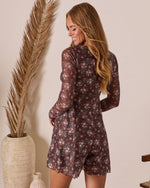 Freebird Bust Tie Mesh Romper