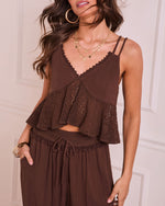 Rodeo Muse Peplum Lace Top