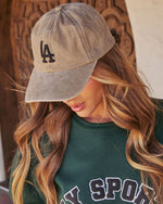 Khaki % LA Native Baseball Cap-3
