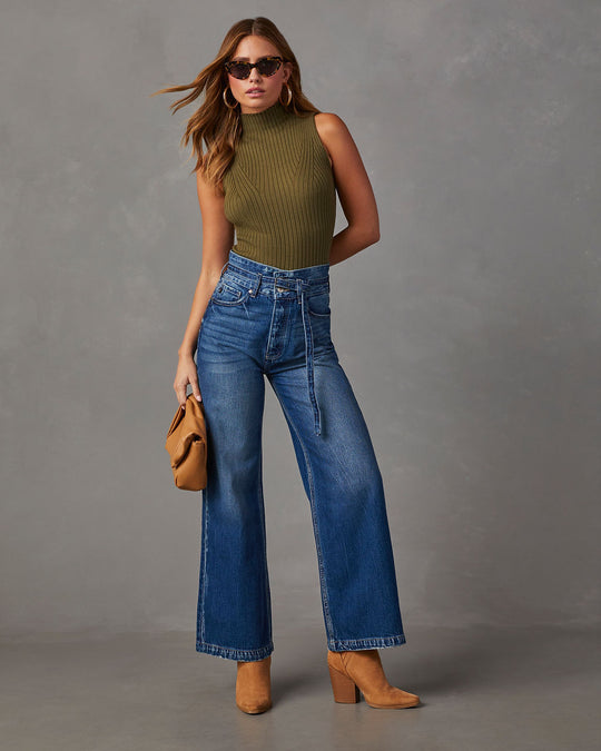 Wright High Rise Wide Leg Jeans