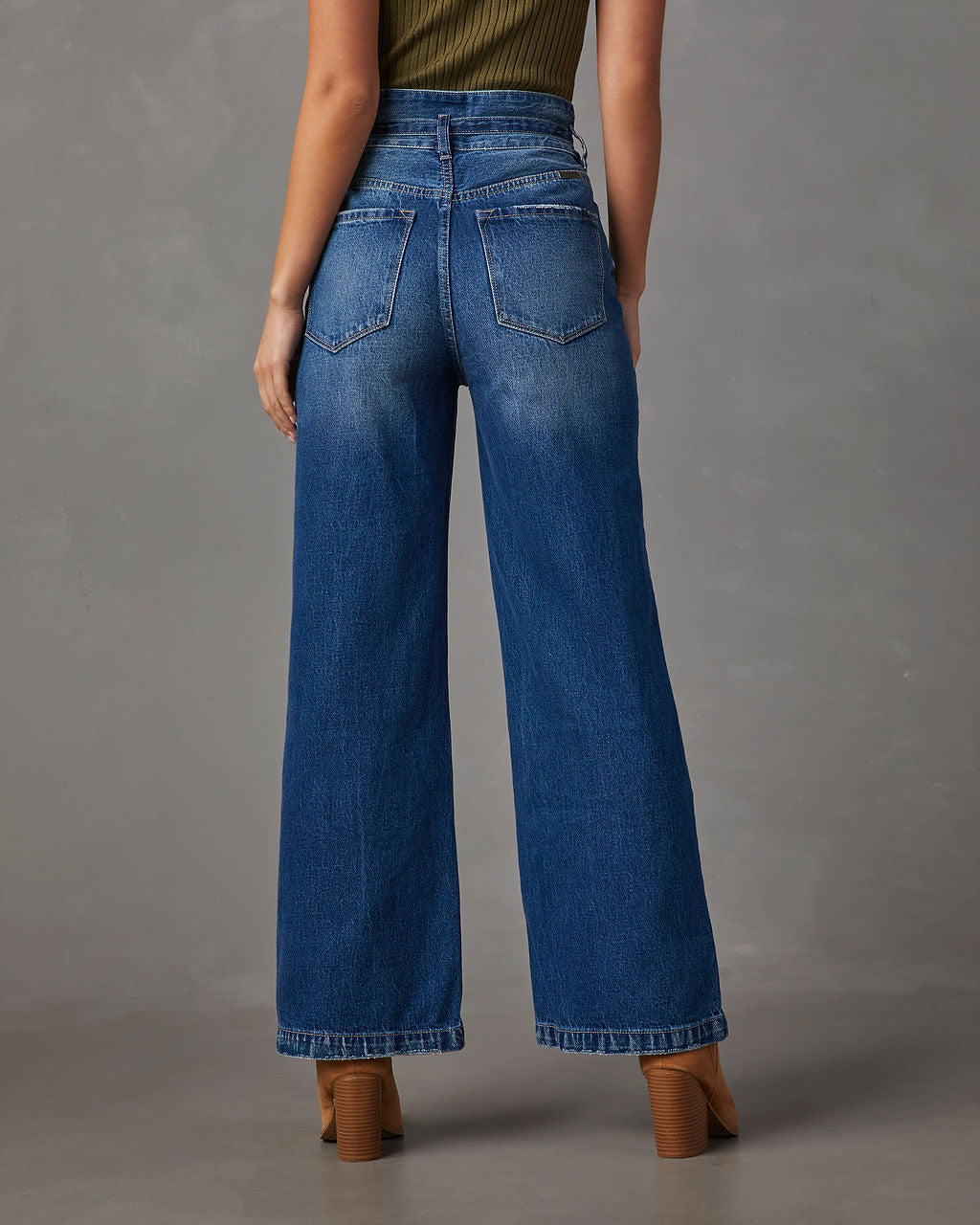 Wright High Rise Wide Leg Jeans – VICI