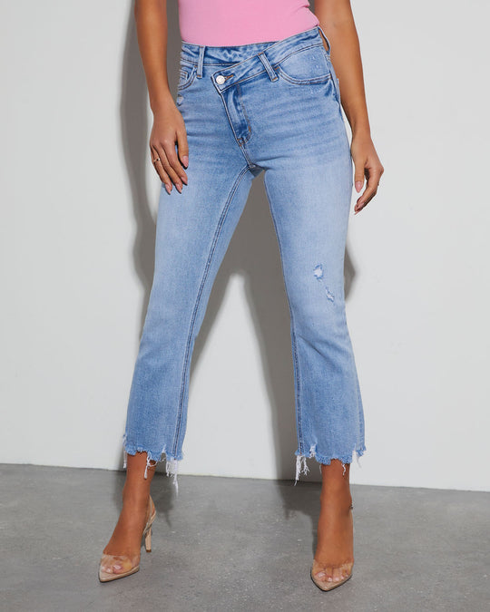 Cropped flared jeans - Women