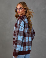 Fall Foliage Plaid Button Down Cardigan