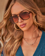 Citrus Light Aviator Tortoise Sunglasses