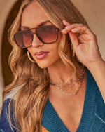 Citrus Light Aviator Tortoise Sunglasses