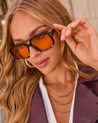 Coffee Walk Square Frame Sunglasses