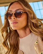 Shailena Round Tortoise Frame Sunglasses