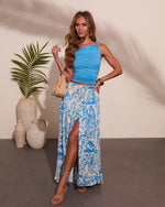 Aqua % Rosabelle Twist Off The Shoulder Top-2