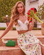 Soft Shift Floral Crop Top