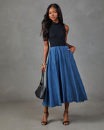 Meriah Color Block Maxi Dress