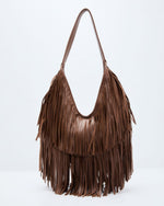Amber Season Fringe Shoulder Bag