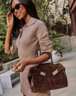 Contessa Faux Fur Shoulder Bag