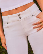 Katerina Super Stretch Low Rise Flare Jeans