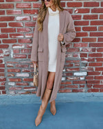 Dewberry Open Front Coatigan