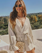 Weekender Waist Tie Romper