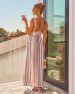 Harbor Keepsake Striped Maxi Dress