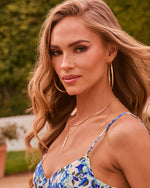 Minnah Twisted Gold Hoops